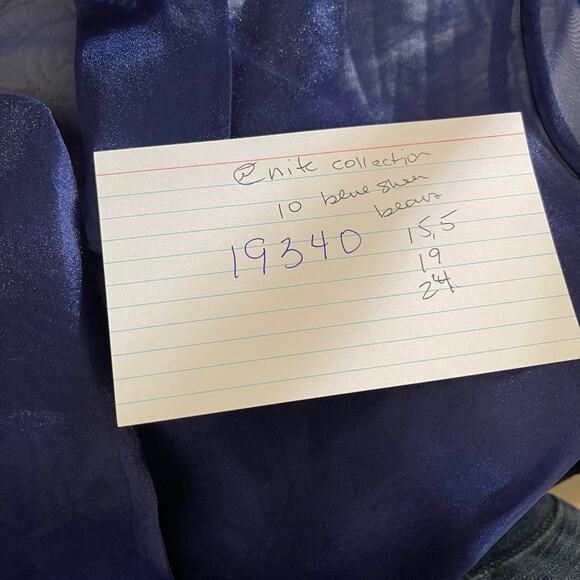 eNite Collection shirt blouse top women's 10 formal semi-formal blue purple - Picture 16 of 16